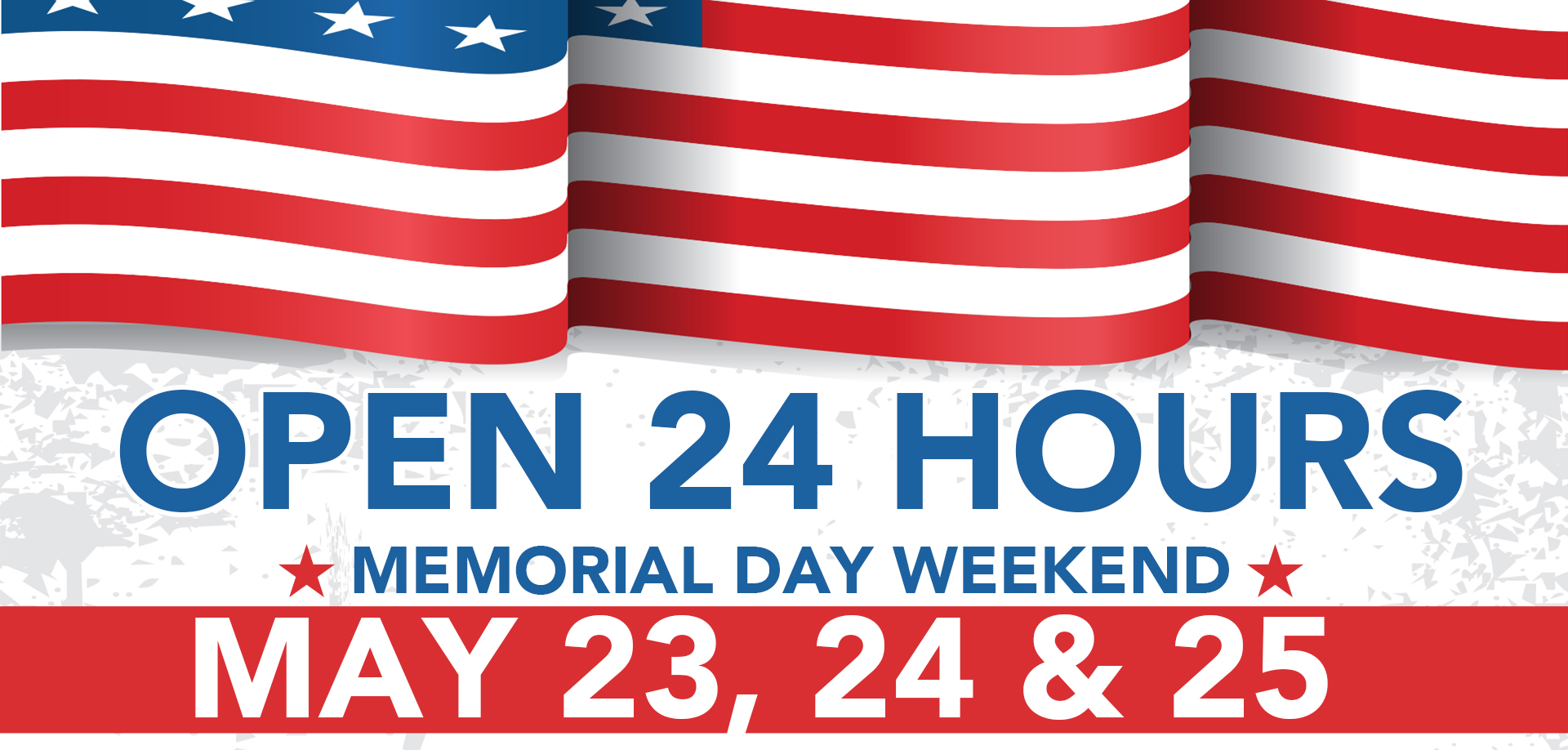 Memorial Day Hours
