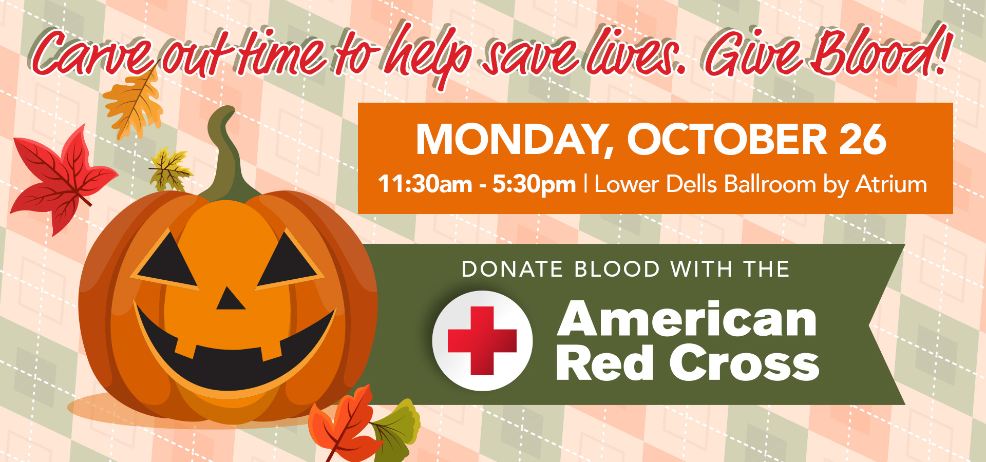 October 26 Blood Drive