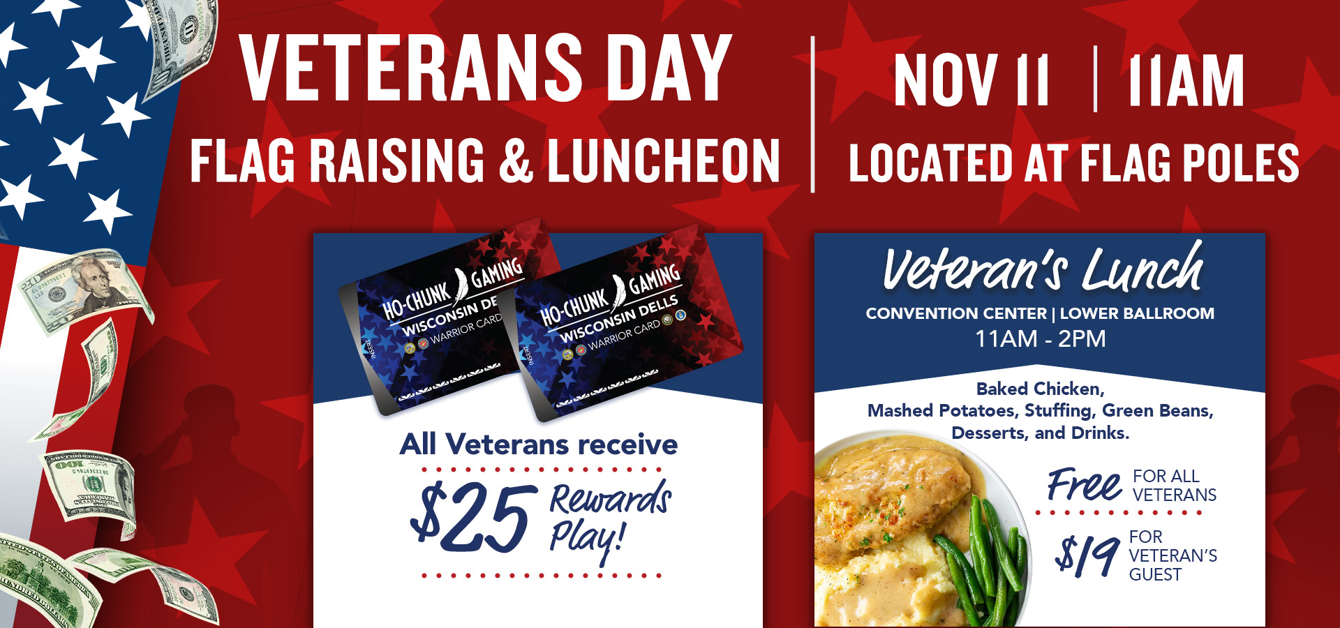 Veteran's Day Flag Raising and Luncheon